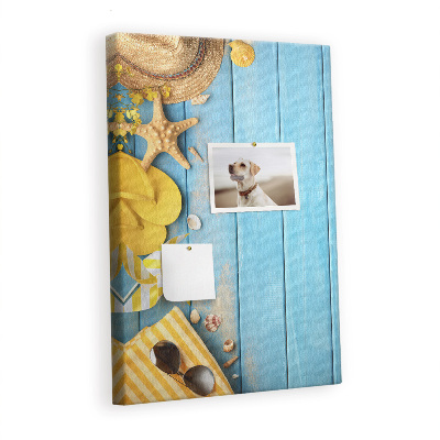 Quadro de cortiça Acessórios de praia