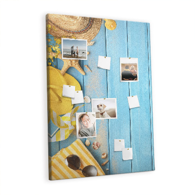 Quadro de cortiça Acessórios de praia