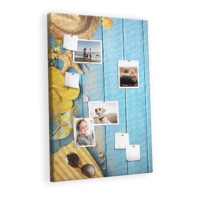 Quadro de cortiça Acessórios de praia