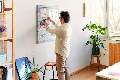 Quadro de cortiça Quadros pastéis