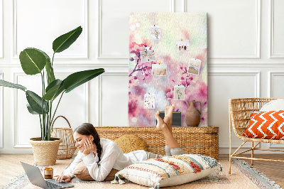 Painel de cortiça para parede Flores da primavera