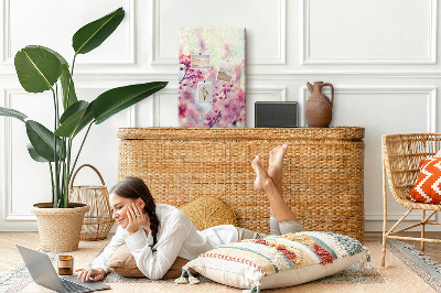 Painel de cortiça para parede Flores da primavera