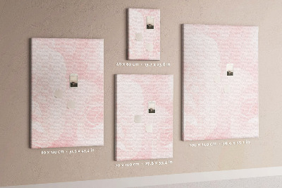 Quadro de cortiça Flores rosas