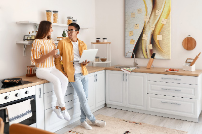 Lousa de cortiça Abstração de Onda Dourada