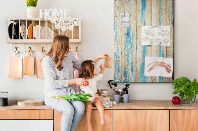 Painel de cortiça para parede Madeira envelhecida