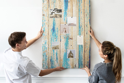 Painel de cortiça para parede Madeira envelhecida