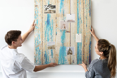 Painel de cortiça para parede Madeira envelhecida
