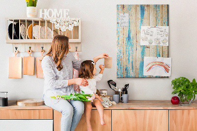 Painel de cortiça para parede Madeira envelhecida