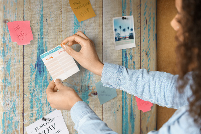 Painel de cortiça para parede Madeira envelhecida