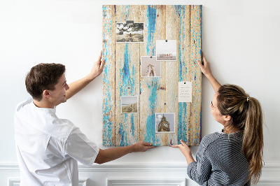 Painel de cortiça para parede Madeira envelhecida