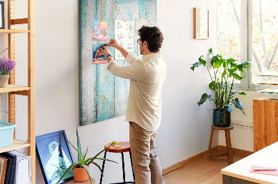 Quadro de cortiça Madeira Vintage