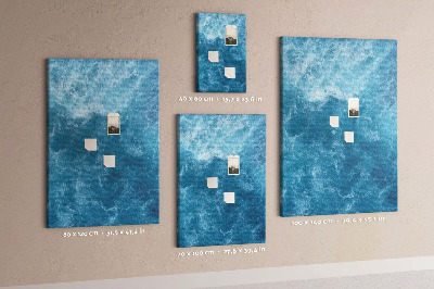 Painel de cortiça para parede Água mar oceano