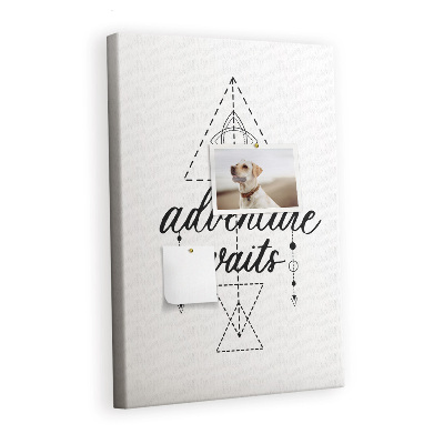 Quadro de cortiça Hora da aventura