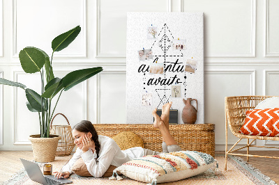 Quadro de cortiça Hora da aventura