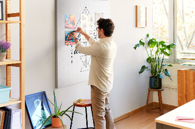 Quadro de cortiça Hora da aventura