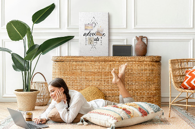 Quadro de cortiça Hora da aventura