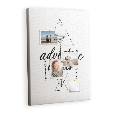 Quadro de cortiça Hora da aventura