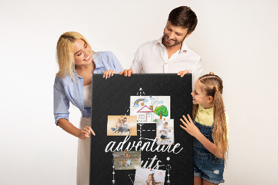 Painel de cortiça para parede Hora da aventura