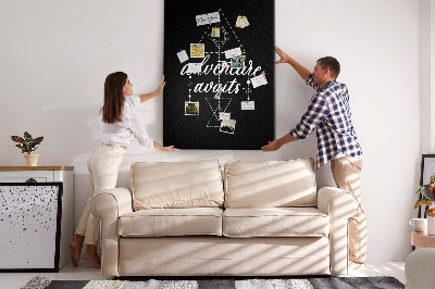 Painel de cortiça para parede Hora da aventura