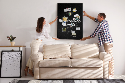 Painel de cortiça para parede Hora da aventura