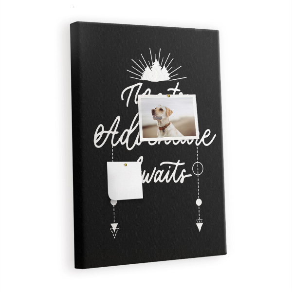 Lousa de cortiça Hora da aventura