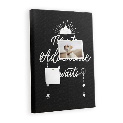 Lousa de cortiça Hora da aventura