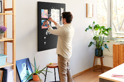 Lousa de cortiça Hora da aventura