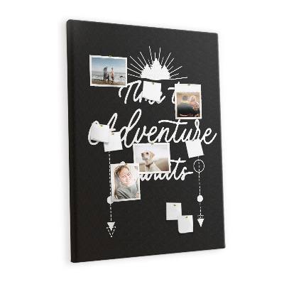 Lousa de cortiça Hora da aventura