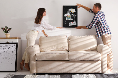 Lousa de cortiça Hora da aventura