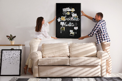 Lousa de cortiça Hora da aventura