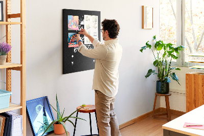 Lousa de cortiça Hora da aventura