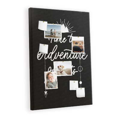 Lousa de cortiça Hora da aventura