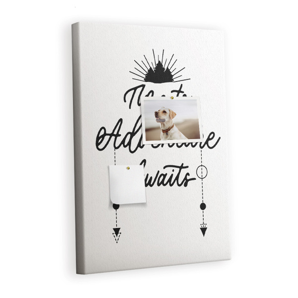 Painel de cortiça para parede Hora da aventura