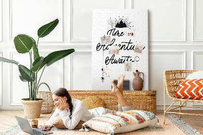 Painel de cortiça para parede Hora da aventura