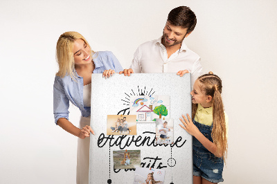 Painel de cortiça para parede Hora da aventura