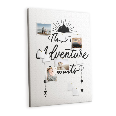 Painel de cortiça para parede Hora da aventura