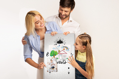 Painel de cortiça para parede Hora da aventura