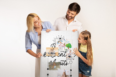 Painel de cortiça para parede Hora da aventura