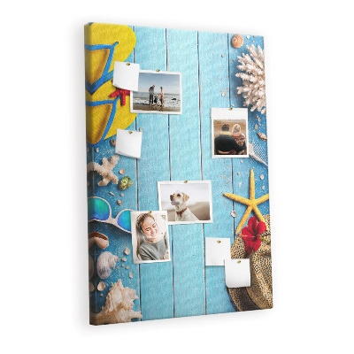 Quadro de cortiça Tábuas de madeira