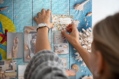 Lousa de cortiça Férias de verão