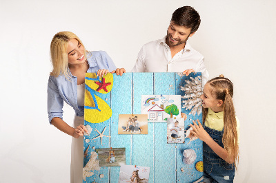 Painel de cortiça para parede Acessórios de praia