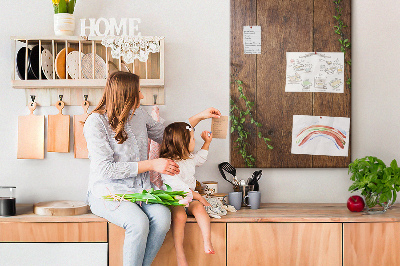 Quadro de cortiça madeira rústica