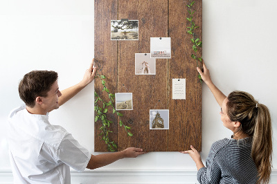 Quadro de cortiça madeira rústica