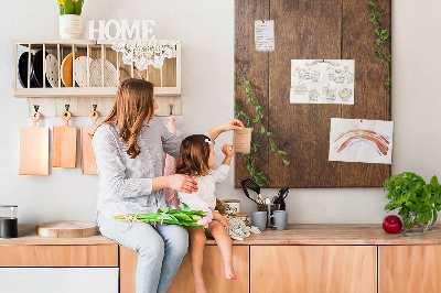 Quadro de cortiça madeira rústica