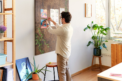 Quadro de cortiça madeira rústica