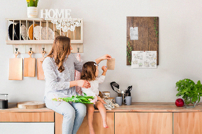 Quadro de cortiça madeira rústica