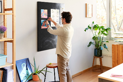 Painel de cortiça para parede Fumaça