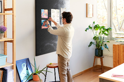 Painel de cortiça para parede Fumaça