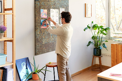 Quadro de cortiça Ferrugem