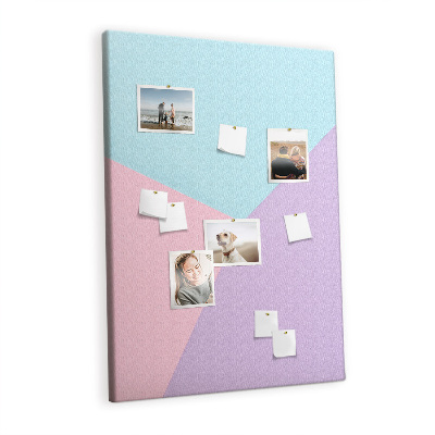 Lousa de cortiça Padrão pastel